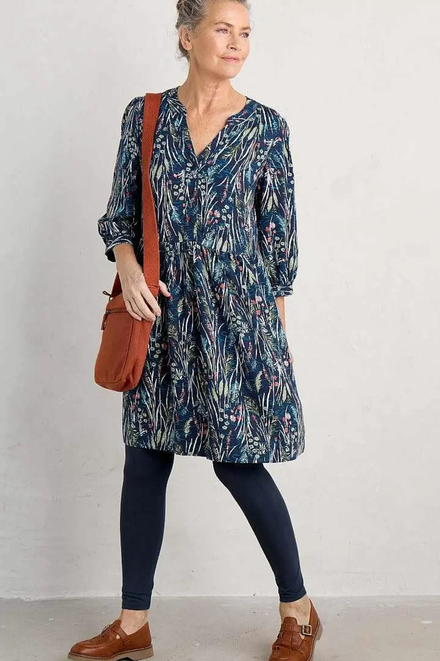Apple Barn Printed Dress