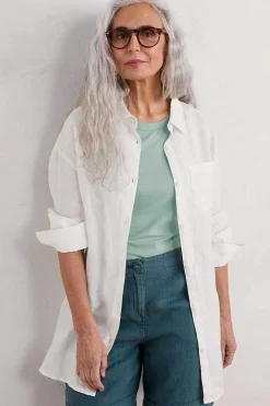 Beach Road Longline Linen Shirt