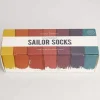 Box Of 7 Women's Lightweight Sailor Socks