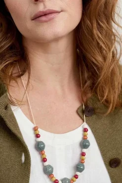 Canna Ceramic Bead Necklace