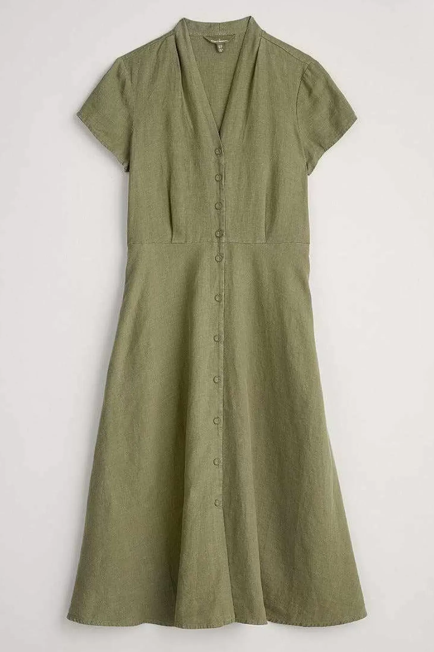Carved Wood Midi Dress
