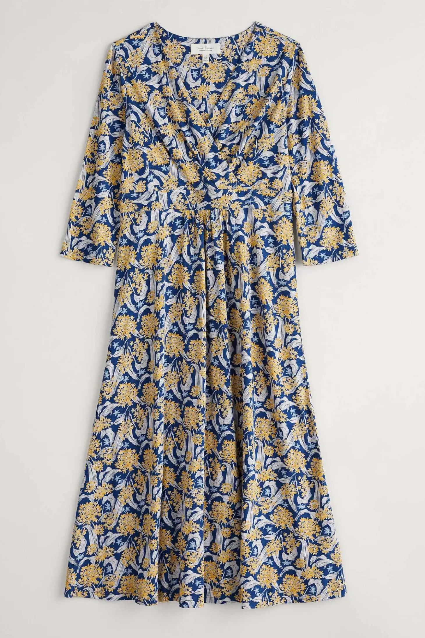 Chapelle 3/4 Sleeve Jersey Dress (Gots)