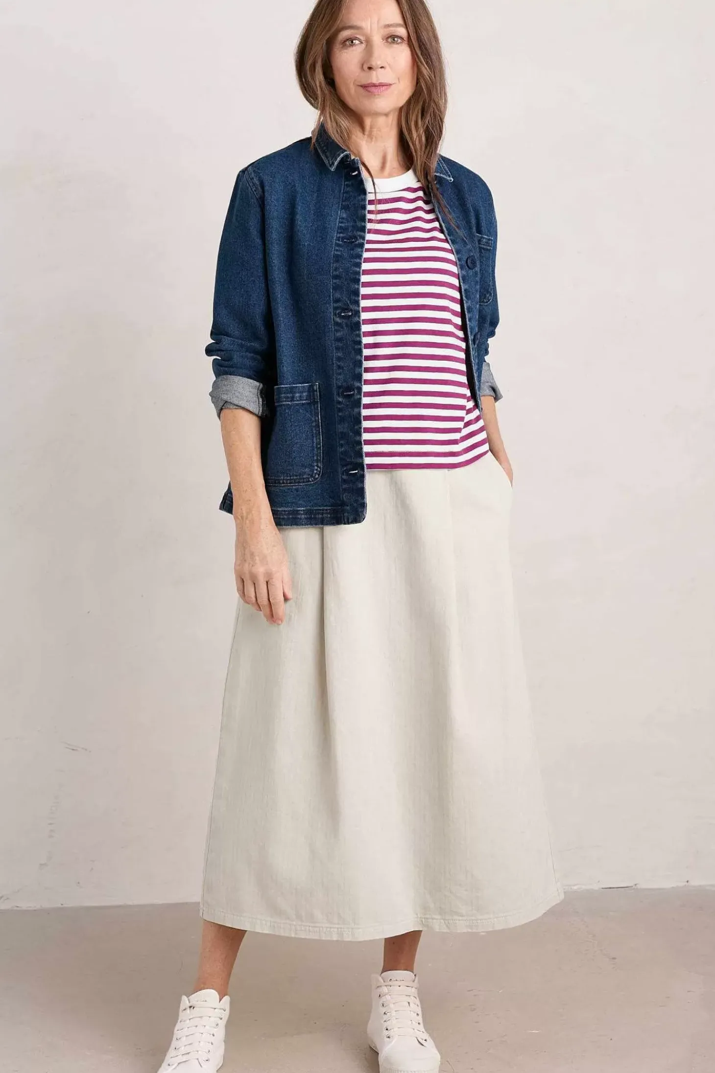 Copseland Striped Organic Cotton T-Shirt (Gots)