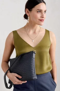 Cornelly Woven Leather Bag