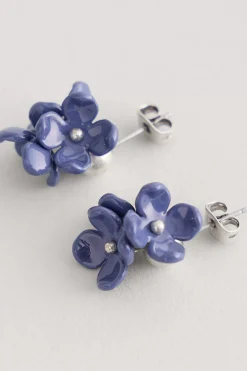 Corsage Flower Bead Earrings