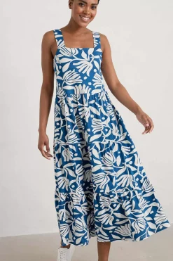 Deep Water Tiered Dress