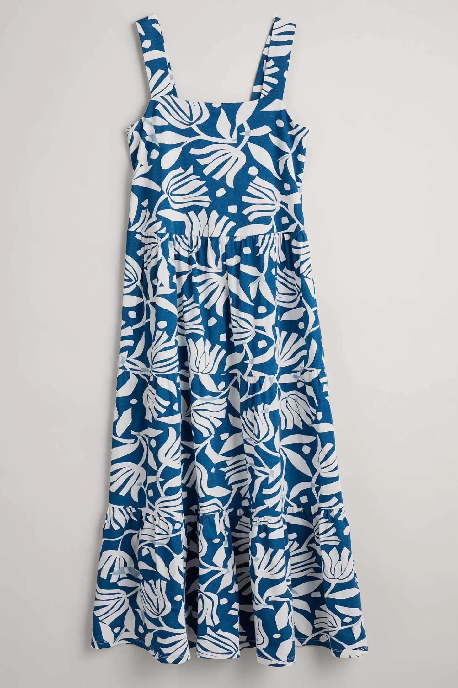 Deep Water Tiered Dress