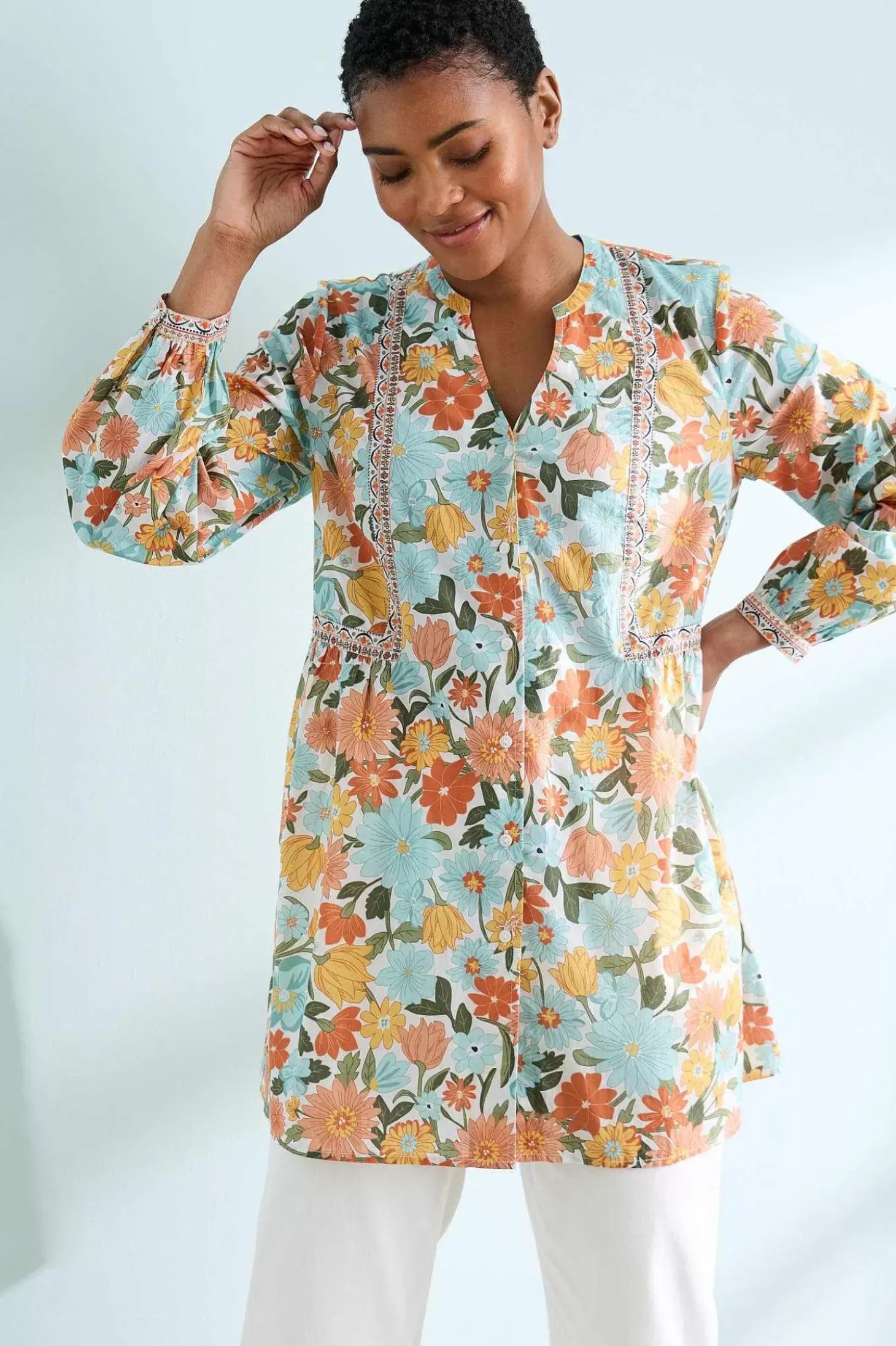 Dragonfly V-Neck Tunic (Gots)