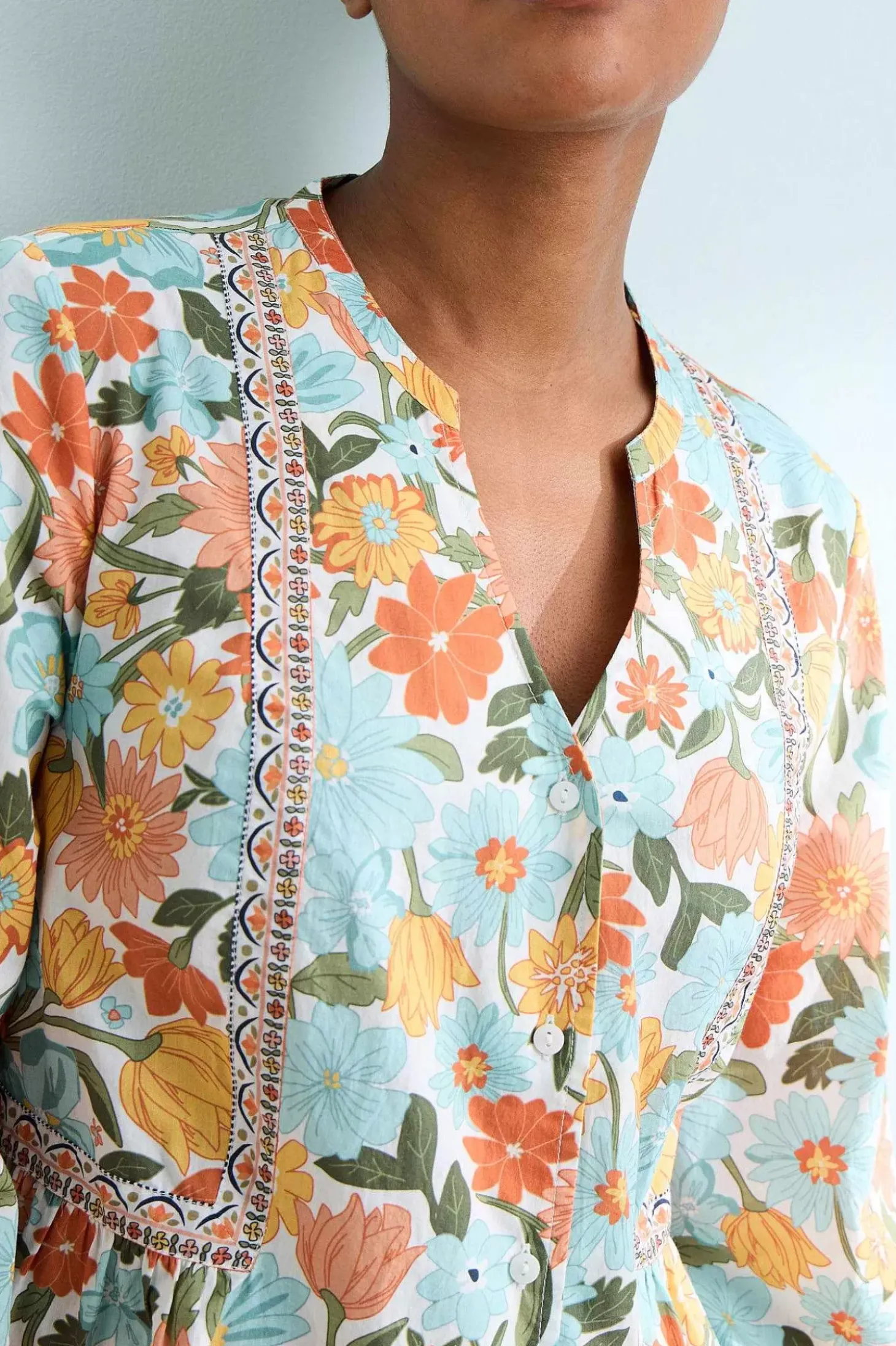 Dragonfly V-Neck Tunic (Gots)