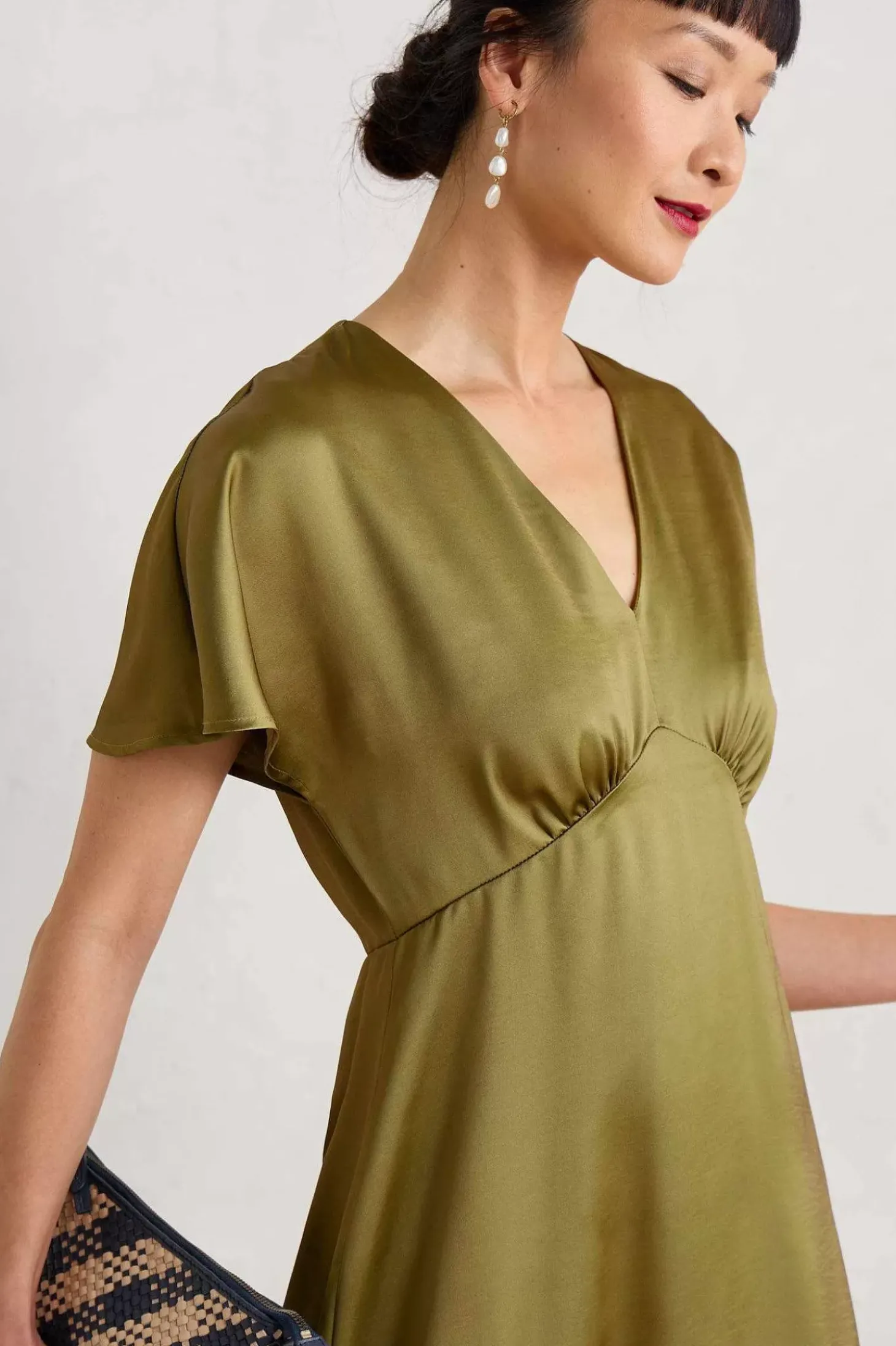 Evenglow Satin Dress