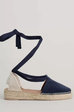 Fern Path Suede Wedge Espadrilles