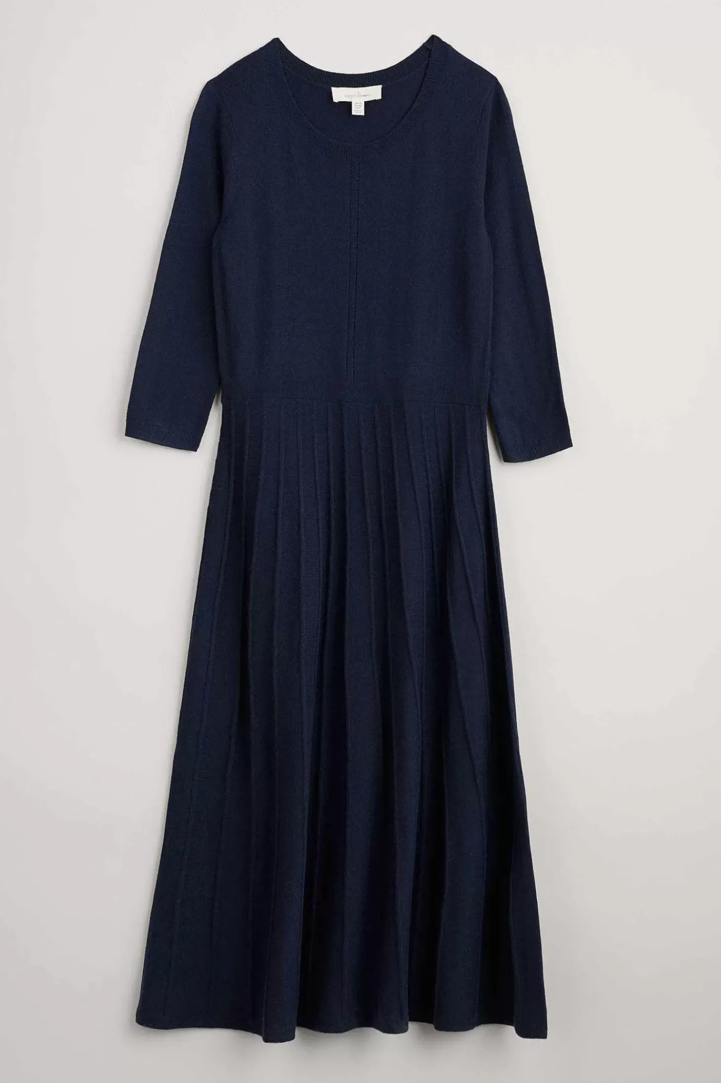 Folk Song Knitted Midi Dress