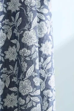 Fox Path Printed Chambray Dress