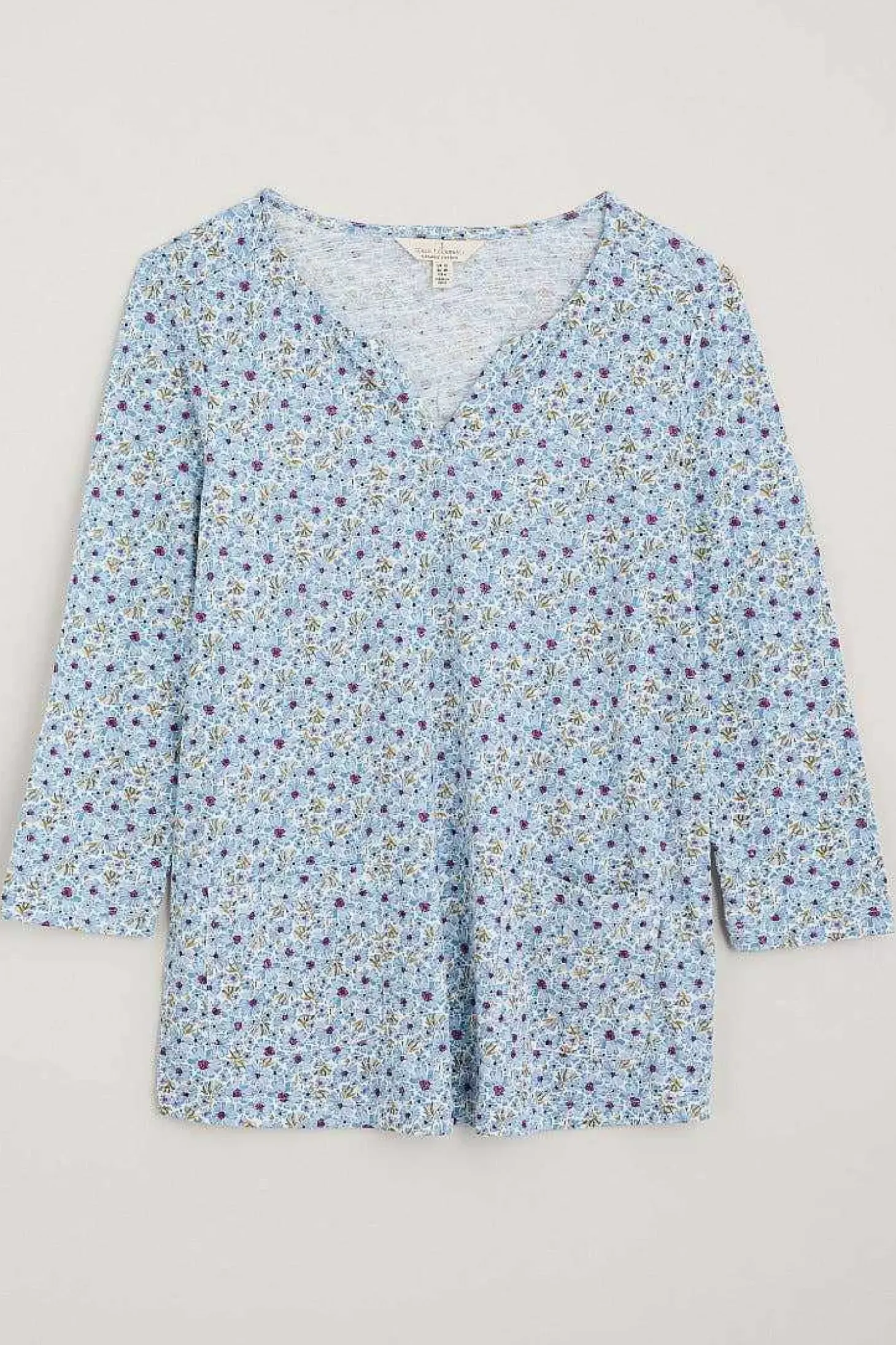 Gypsophilia Notch Neck Top