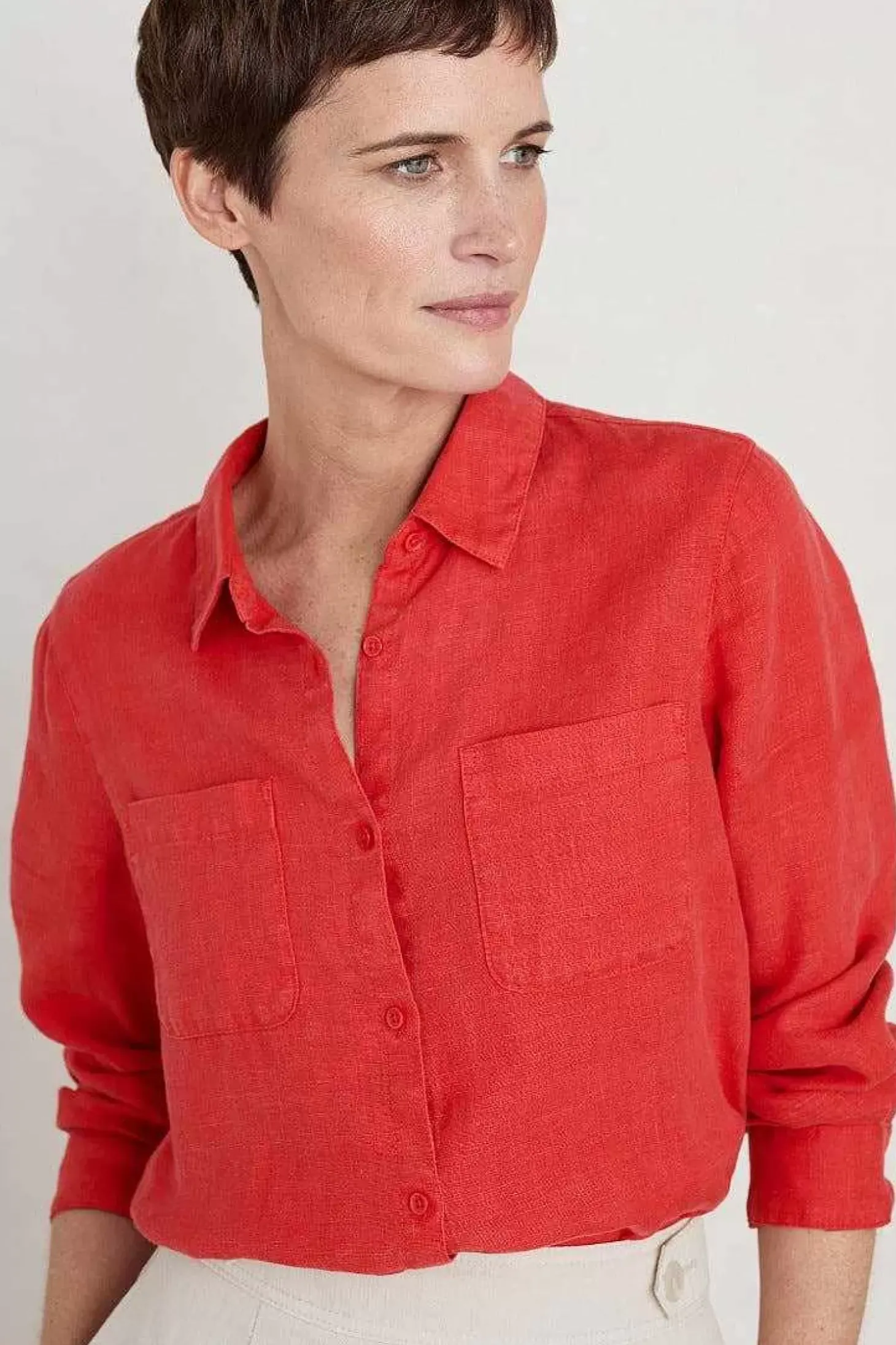 Hazel Branch Linen Shirt