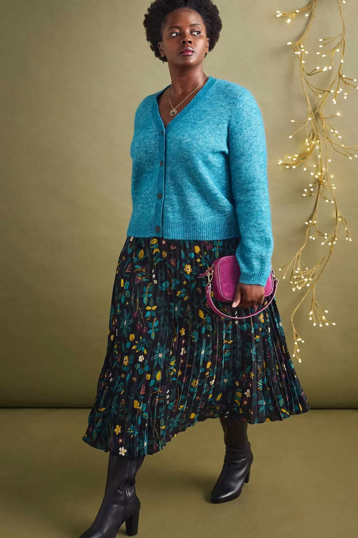 Heatherbank Midi Skirt