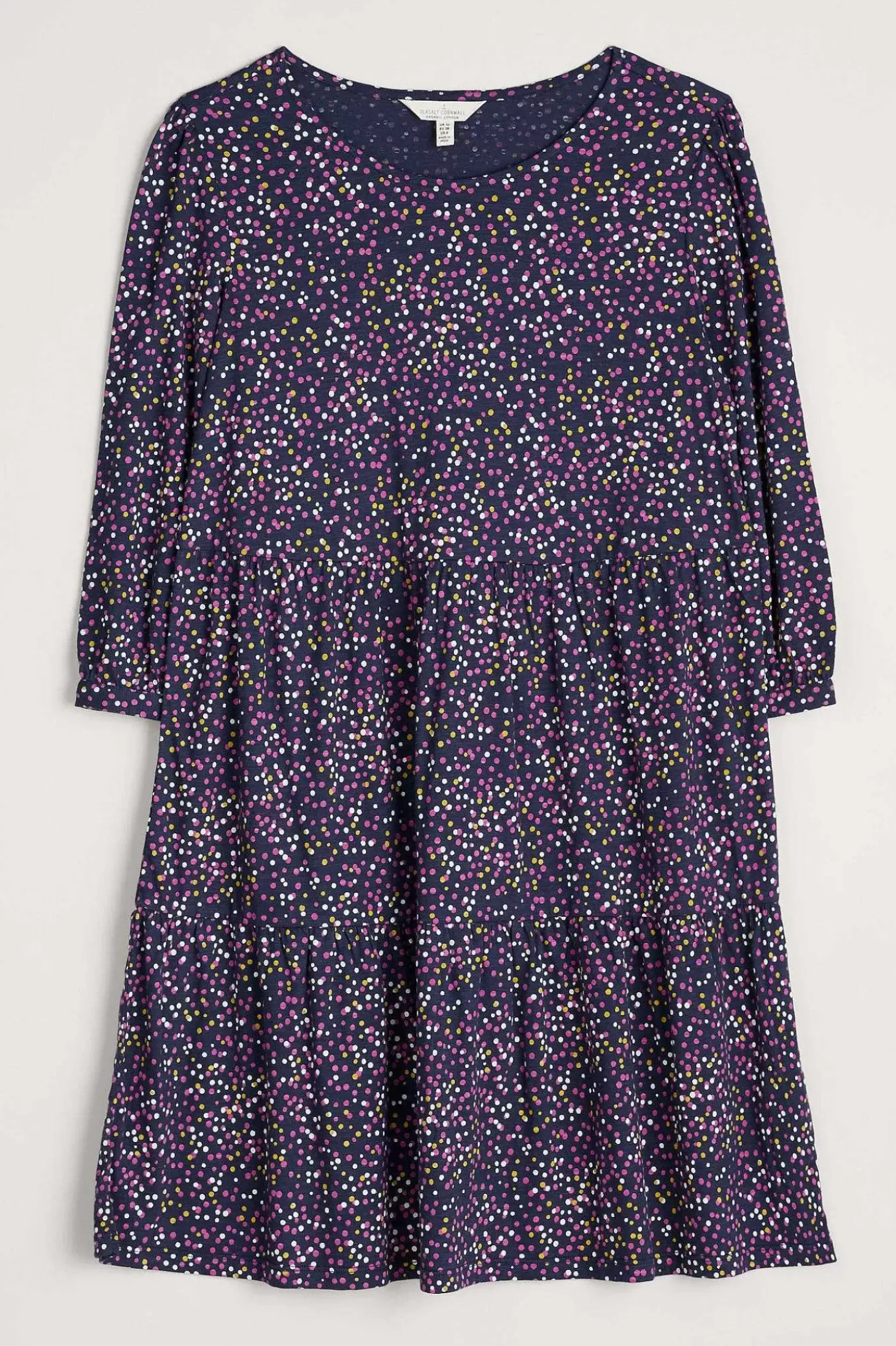 Heron Dip Tiered Jersey Dress