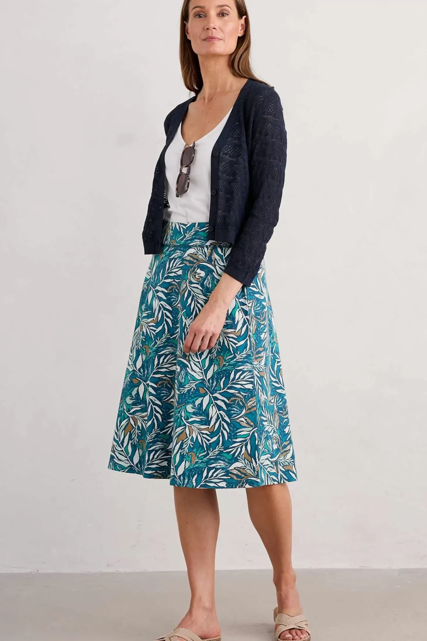 Jessica Grace A-Line Jersey Skirt