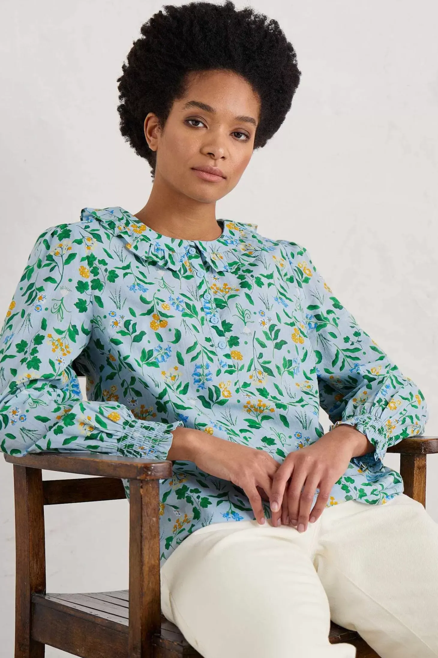Last Leaf Printed Organic Cotton Top (Gots)