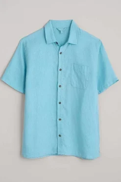 Men's Carne Short Sleeve Linen Shirt