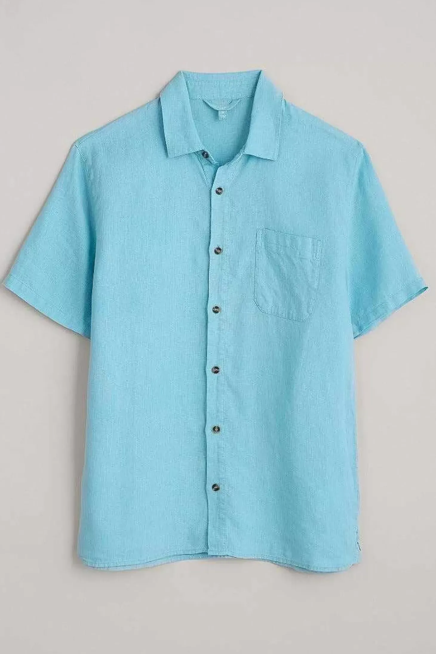 Men's Carne Short Sleeve Linen Shirt