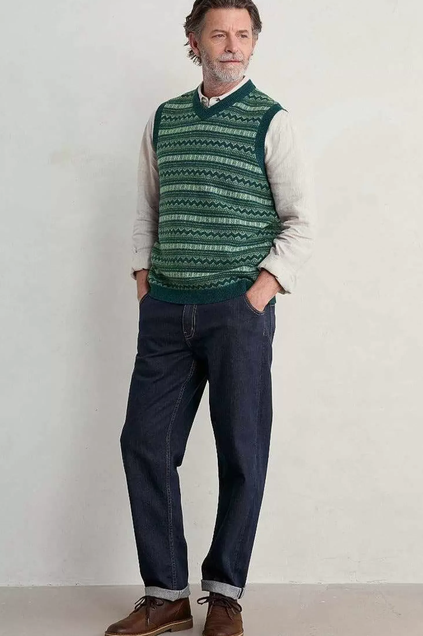 Men's Fair Isle Walt Vest
