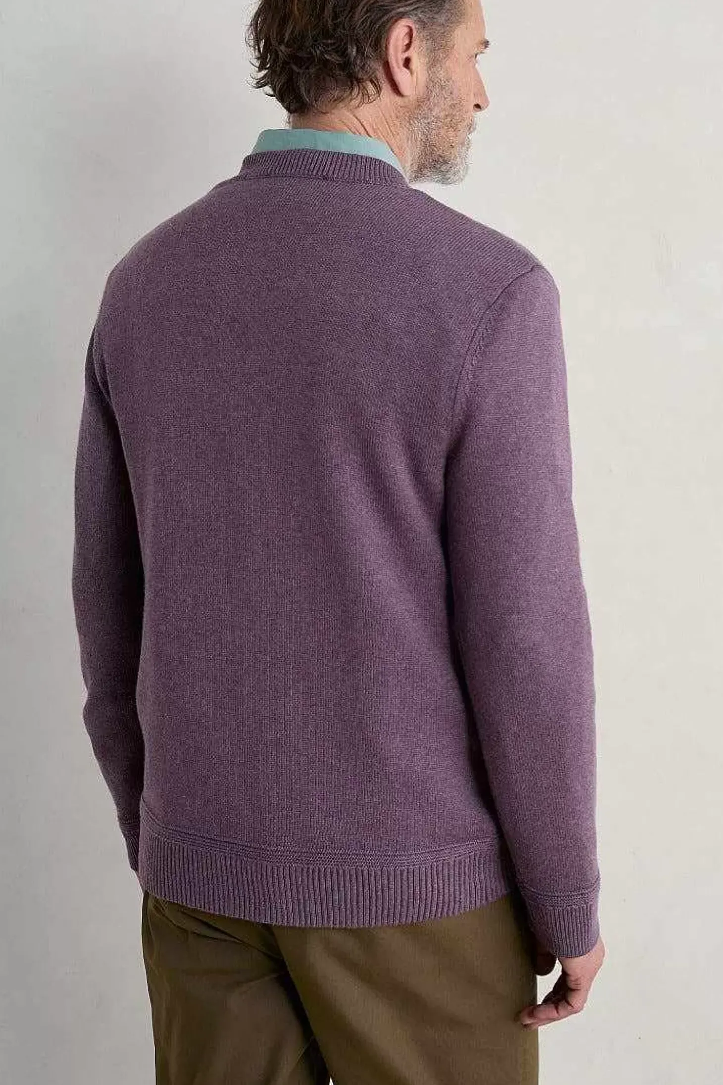 Men's Moorstone Knitted Organic Cotton Jumper