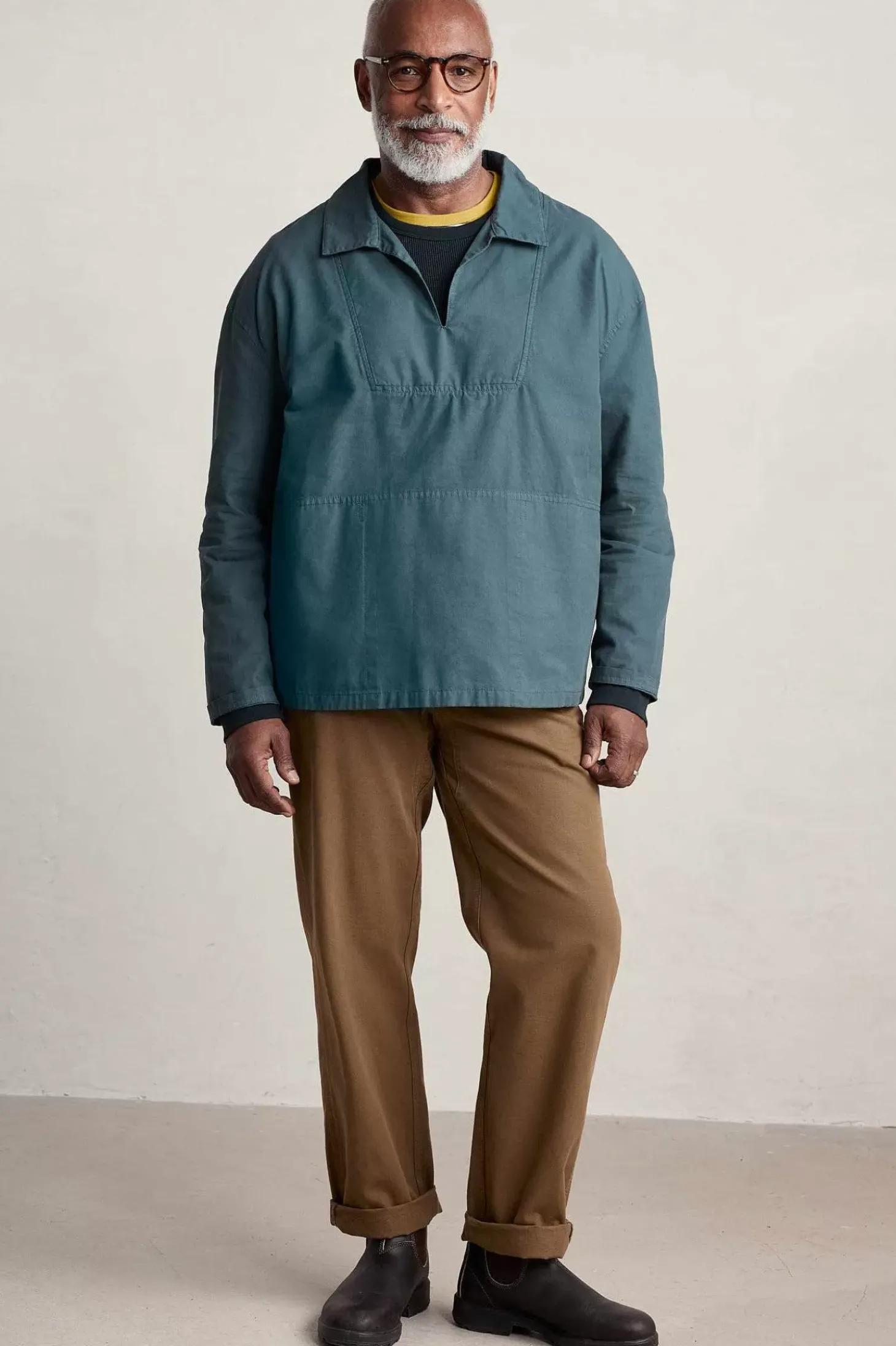 Men's Sidestone Cotton Canvas Smock