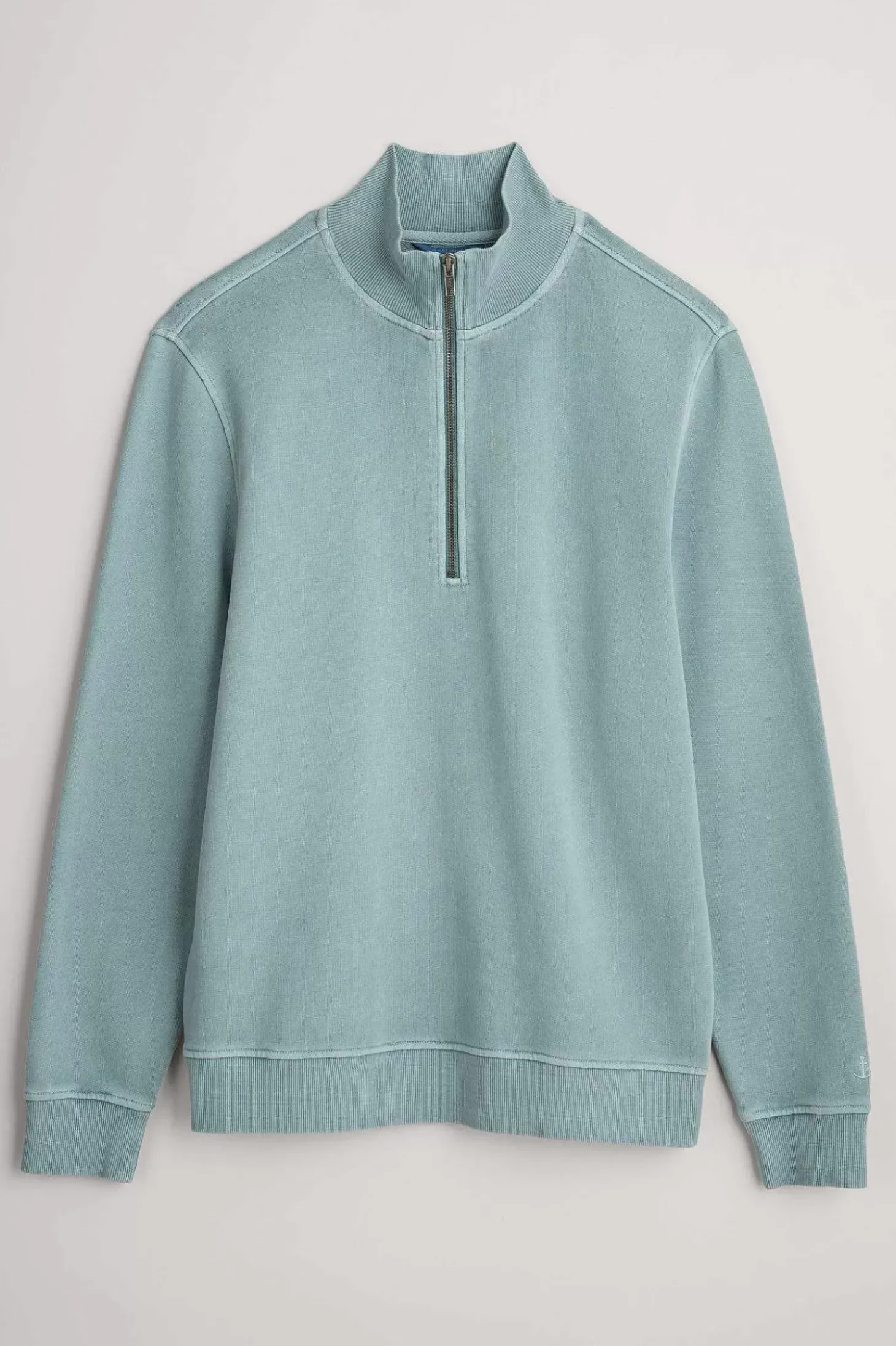 Men's Wood Moss Quarter Zip Sweatshirt