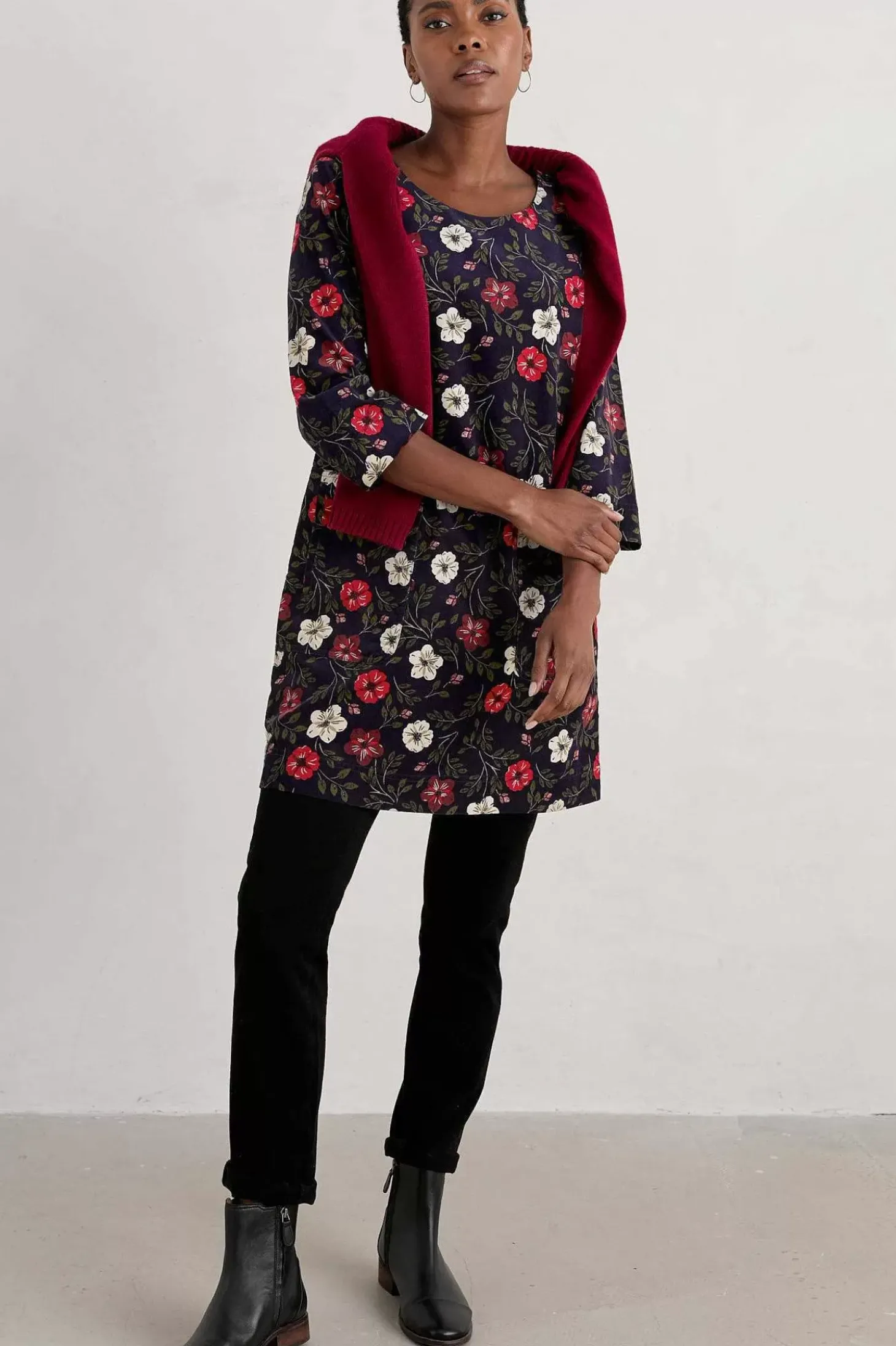 Port Gaverne Needlecord Tunic