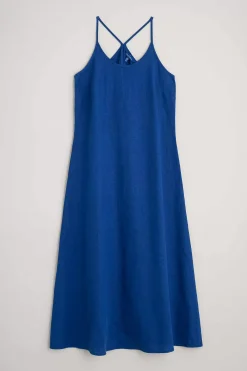 River Fowey Sleeveless Linen Dress