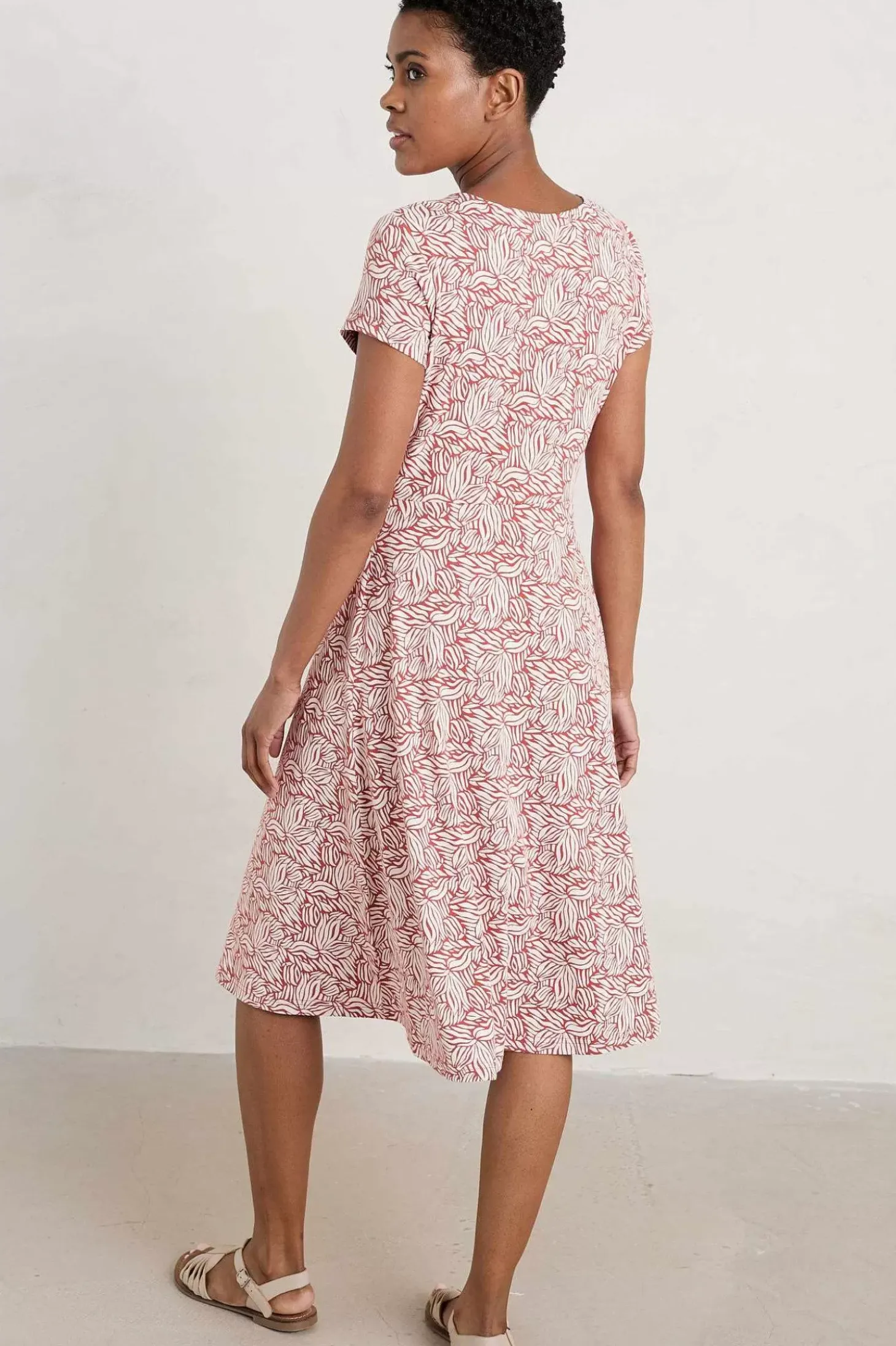 Riviera Fit-And-Flare Jersey Dress