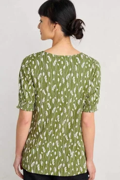 Rosehip V-Neck Jersey Top