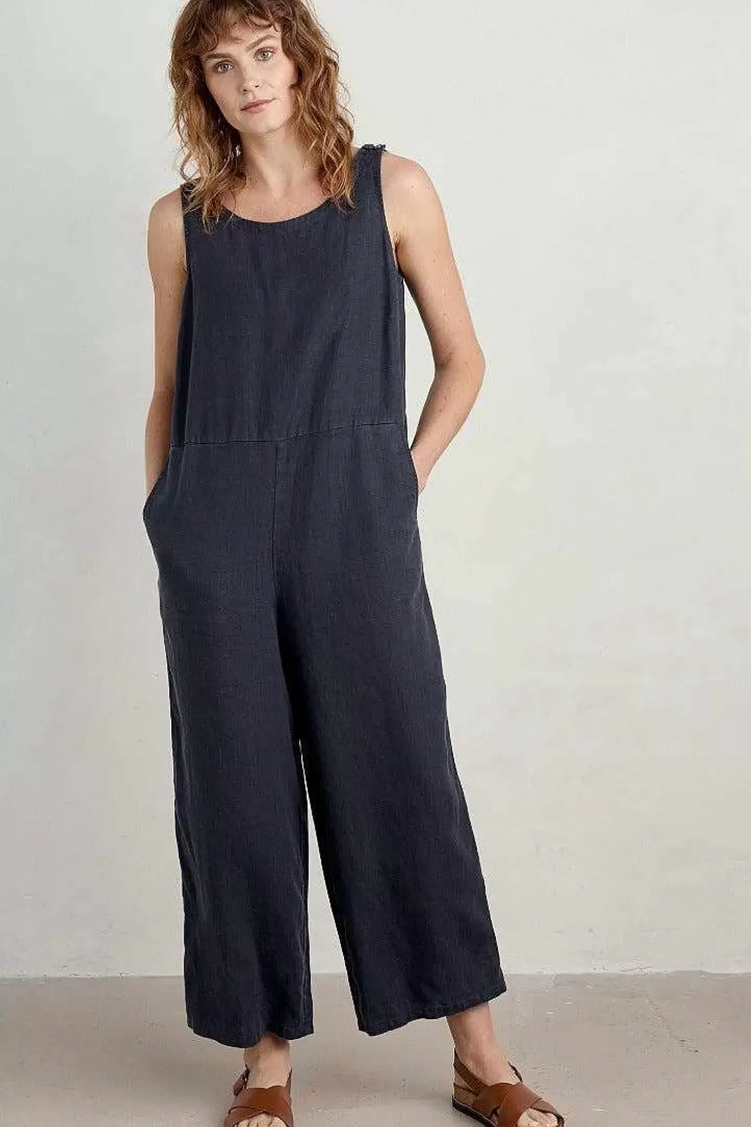 Salt Air Linen Jumpsuit