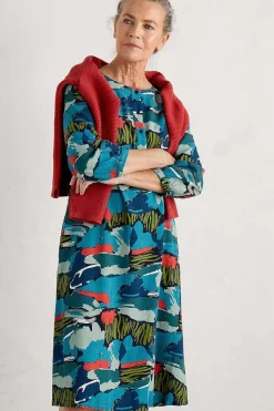 Sea Call A-Line Dress