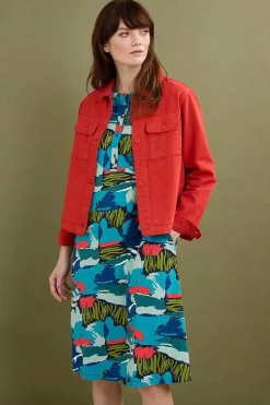 Sea Call A-Line Dress