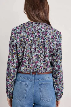 Sea Flow Printed Top