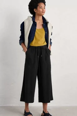 Sea Heart Linen Blend Culottes
