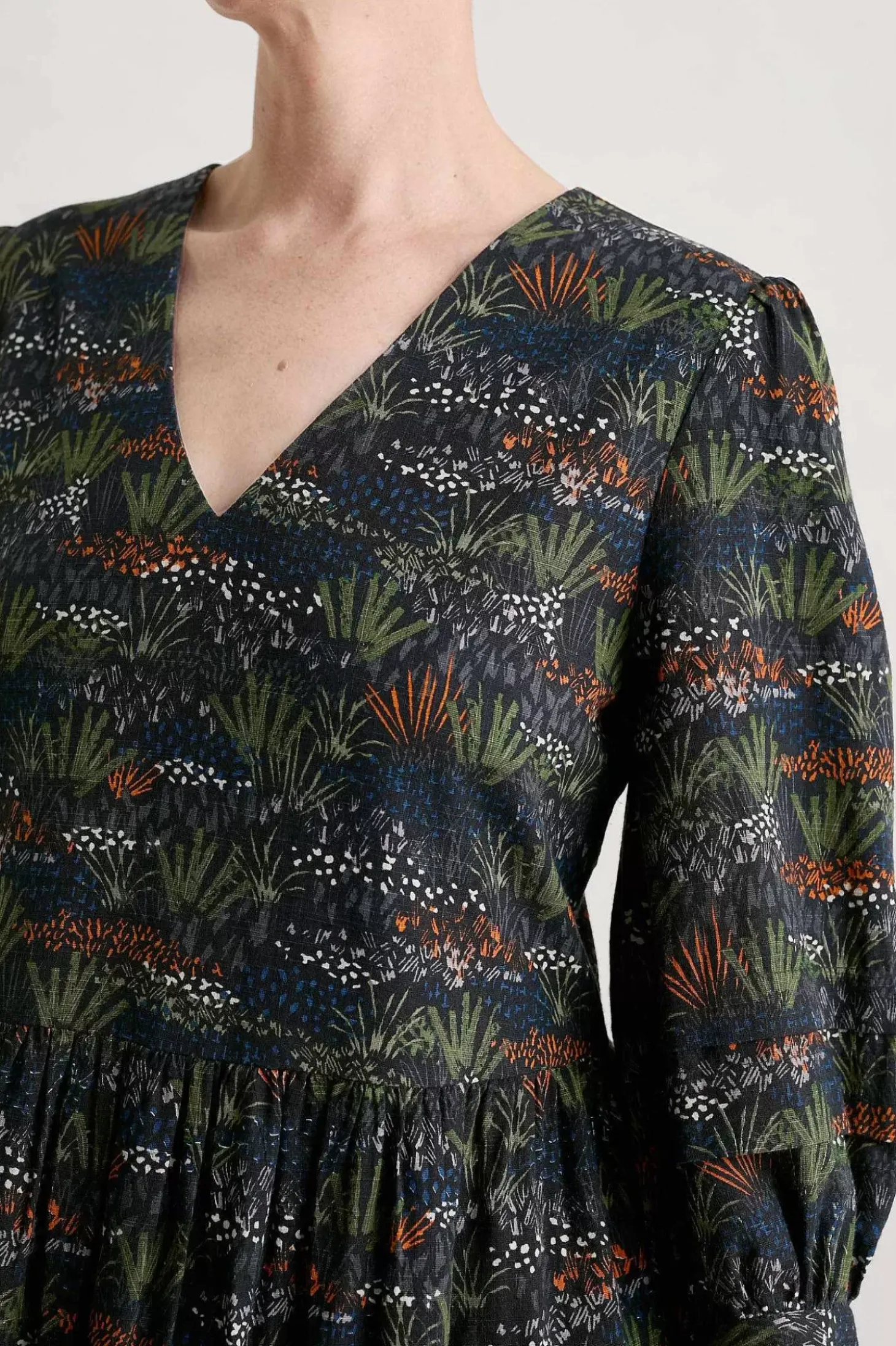 Sea Line Midi Dress