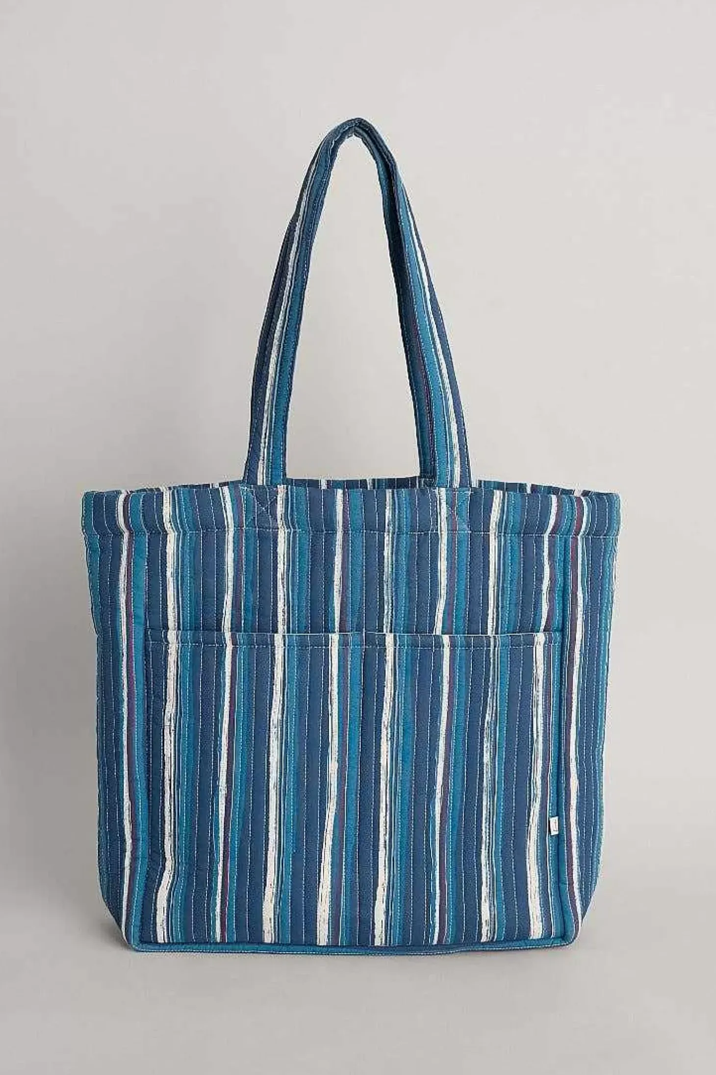 Singing Water Quilted Tote Bag