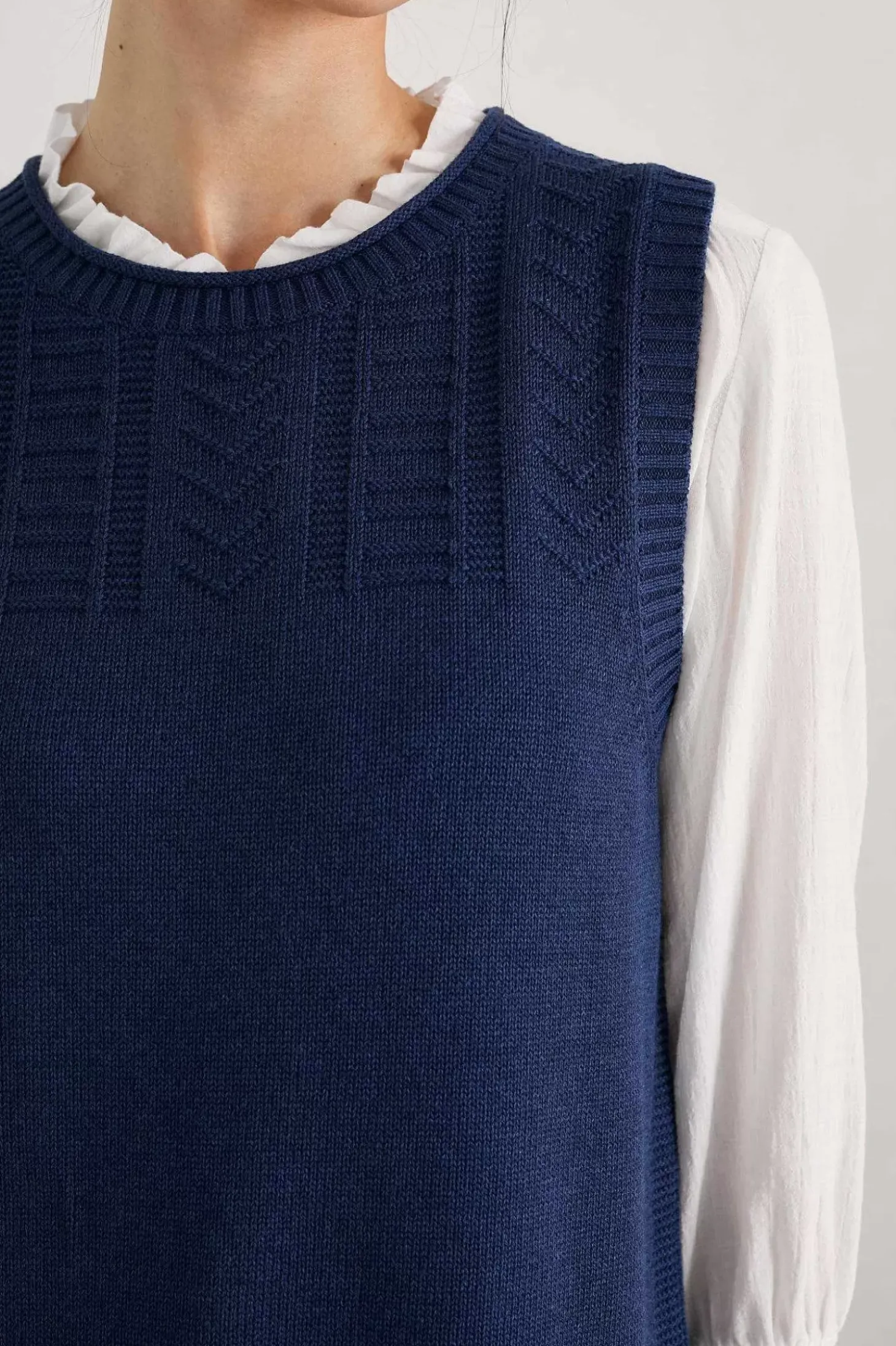 Smallcombe Organic Cotton Knitted Vest (Gots)