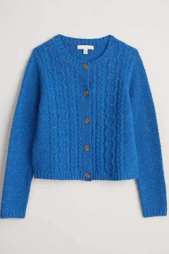 Tressa Merino Blend Cable Knit Cardigan