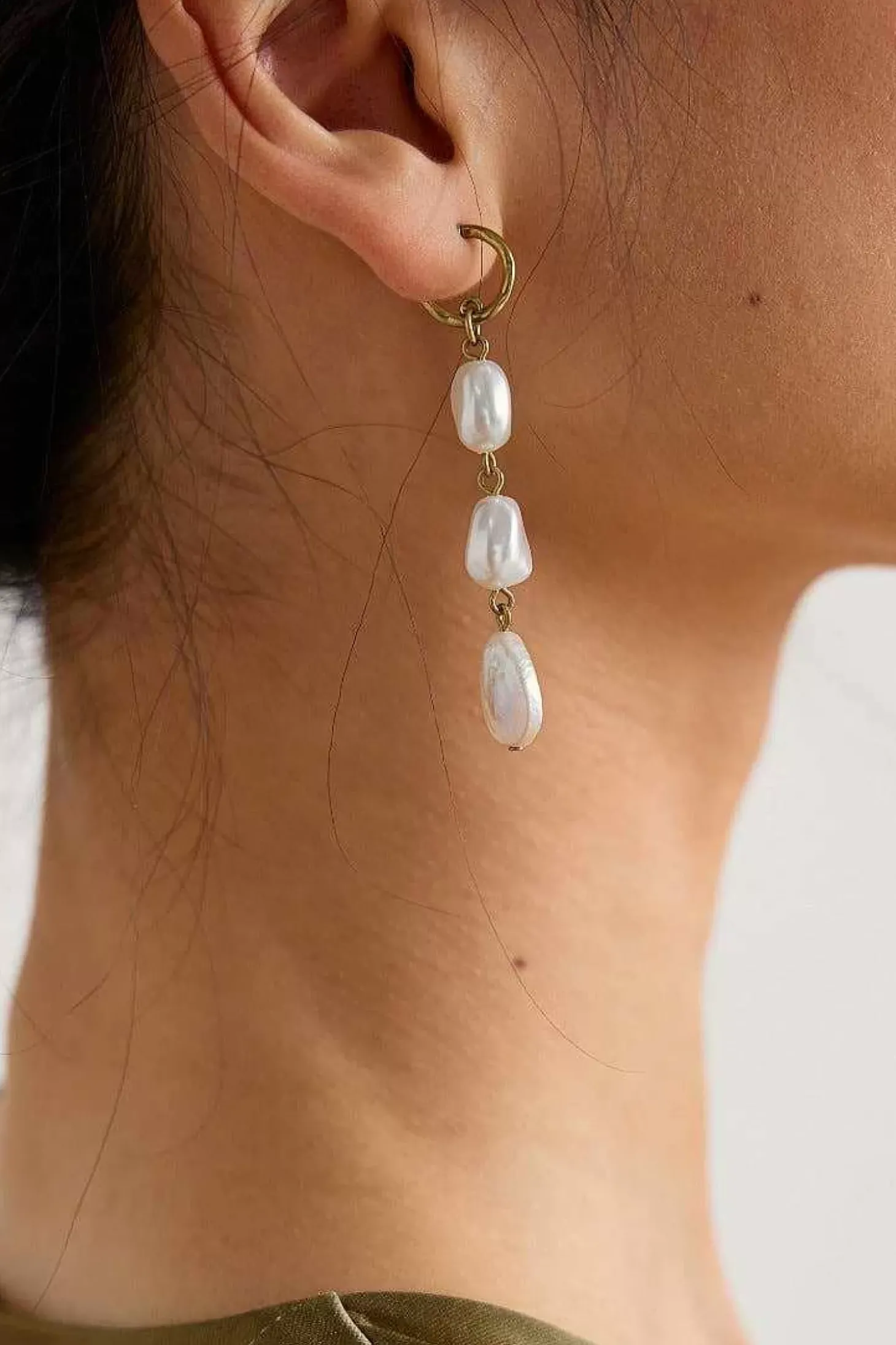 Valency Freshwater Pearl Drop Earrings