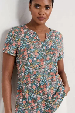 Waterflow Short Sleeve Top