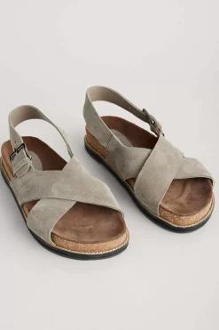 Wilder Shores Crossover Leather Sandals